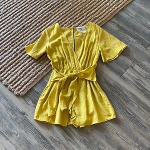 Blue Life Yellow Romper S